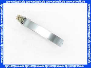 Schlauchklemme Spannbereich 35-50 mm Bandbreite 9 mm Schlauchschelle 35-50/9 W1 aus verzinktem Stahl nach DIN 3017 mit Schneckengewinde