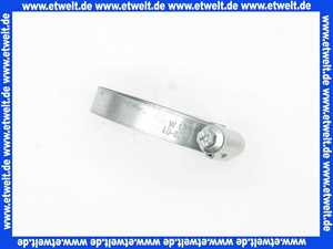 NORMACLAMP TORRO Schlauchklemme Spannbereich 40-60 mm Bandbreite 12 mm Schlauchschelle 40-60/12 W1 aus verzinktem Stahl nach DIN 3017 mit Schneckengewinde