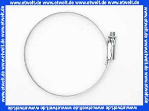 NORMACLAMP TORRO Schlauchklemme Spannbereich 90-110 mm Bandbreite 12 mm Schlauchschelle 90-110/12 W1 aus verzinktem Stahl nach DIN 3017 mit Schneckengewinde