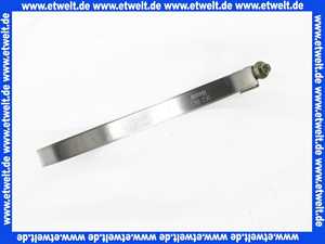 NORMACLAMP TORRO Schlauchklemme Spannbereich 130-150 mm Bandbreite 12 mm Schlauchschelle 130-150/12 W1 aus verzinktem Stahl nach DIN 3017 mit Schneckengewinde