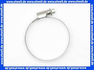 NORMACLAMP TORRO Schlauchklemme Spannbereich 50-70 mm Bandbreite 12 mm Schlauchschelle 50-70/12 W4 Edelstahl 1.4301 nach DIN 3017 rostbeständig mit Schneckengewinde