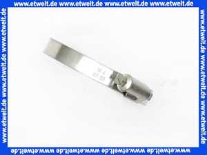 NORMACLAMP TORRO Schlauchklemme Spannbereich 60-80 mm Bandbreite 12 mm Schlauchschelle 60-80/12 W4 Edelstahl 1.4301 nach DIN 3017 rostbeständig mit Schneckengewinde