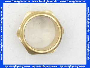 Gewindenippel Doppelnippel 11/4 Zoll AG x 11/4 Zoll AG flachdichtend Messing beidseitig Aussengewinde