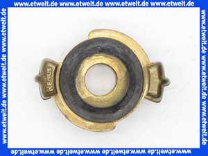 Schlauchkupplung Gewindestück G1/2 Zoll Aussengewinde mit Flachdichtung Messing schwarze NBR Formdichtung Schnellkupplung Klauenkupplung