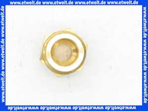 Gewindenippel Doppelnippel reduziert 1/4 Zoll AG x 3/8 Zoll AG flachdichtend Messing beidseitig Aussengewinde Reduziernippel