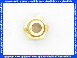 Gewindenippel Doppelnippel reduziert 1/4 Zoll AG x 3/8 Zoll AG flachdichtend Messing beidseitig Aussengewinde Reduziernippel