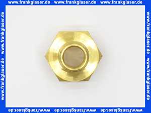 Gewindenippel Doppelnippel reduziert 3/8 Zoll AG x 3/4 Zoll AG flachdichtend Messing beidseitig Aussengewinde Reduziernippel