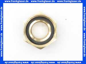 Gewindenippel Doppelnippel reduziert 3/4 Zoll AG x 1 Zoll IG flachdichtend Messing Aussengewinde x Innengewinde Reduziernippel