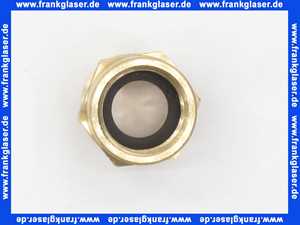 Gewindenippel Doppelnippel reduziert 3/8 Zoll IG x 1/2 Zoll AG flachdichtend Messing Innengewinde x Aussengewinde Reduziernippel