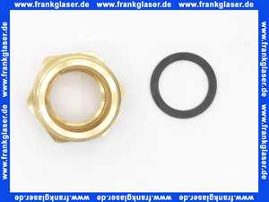 Gewindenippel Doppelnippel reduziert 3/4 Zoll IG x 1 Zoll AG flachdichtend Messing Innengewinde x Aussengewinde Reduziernippel