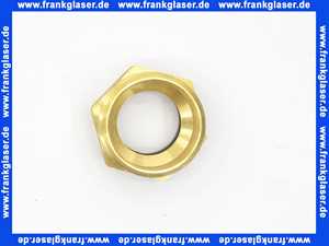 Gewindenippel Doppelnippel reduziert 1 Zoll IG x 11/4 Zoll AG flachdichtend Messing Innengewinde x Aussengewinde Reduziernippel