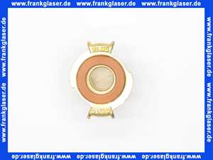 GEKA plus Schlauchstück K 3/4 Zoll 19mm Schlauchstutzen für Trinkwasser, Messing, beigerote NBR Formdichtung, Schnellkupplung Klauenkupplung Schlauchkupplung