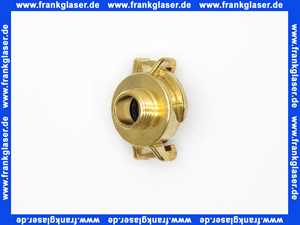 GEKA plus Gewindestück G1/2 Zoll Aussengewinde Messing schwarze NBR Formdichtung Schnellkupplung Klauenkupplung Schlauchkupplung