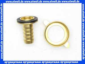 Schlauchverschraubung Messing 2/3 Verschraubung G1 Zoll Überwurf -13mm Schlauchtülle mit Dichtung
