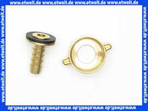 Schlauchverschraubung Messing 2/3 Verschraubung G3/4 Zoll Überwurf -10 mm Schlauchtülle mit Dichtung