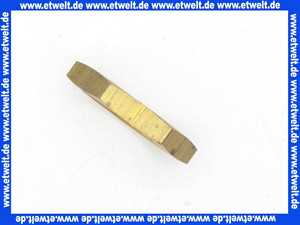 Kontermutter 3/4 Zoll Messing Aussensechskant