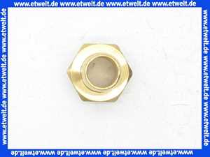 Schlauchtülle Einschraubtülle G3/4 Zoll AG - 19 mm Stutzen mit Sechskant Messing