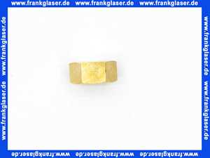 Verschlußkappe Kappe Messing 1/2 Zoll IG Innengewinde flachdichtend