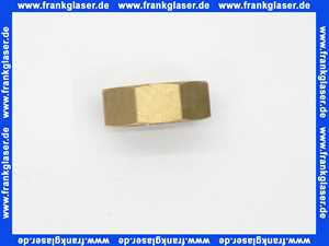 Verschlußkappe Kappe Messing 11/2 Zoll IG Innengewinde flachdichtend, Fertigung mit Loch 10,8 mm Durchmesser versehen