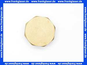 Verschlußkappe Kappe Messing 11/2 Zoll IG Innengewinde flachdichtend