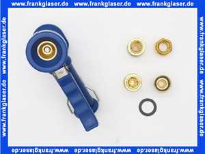 Anschluss-Set Messing Stecksystem 1/2 Zoll Wasser-Pistole, mit 2x Hahnanschlussstück 1x Schlauchstück 1x Schlauchstück mit Wasserstop passend für marktübliche Steckkupplungen max. 16 bar bei +20°C