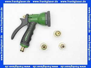 Gartenspritzen Anschlussset Stecksystem Messing 1/2 Zoll Wasserschlauch 30 m mit je 1 Hahnanschlussstück Schlauchstück Schlauchstück mit Wasserstop und Handbrause verstellbar passend für marktübliche Steckkupplungen max. 16 bar bei +20°C