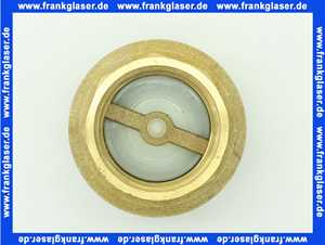 Rückschlagventil G1 1/2 Zoll IG x G1 1/2 Zoll IG PN10 System York, mit Feder Ventilkegel aus Kunststoff mit Gummidichtung