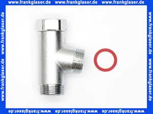 Doppelschlauchanschluß T-Stück 2x3/4 AG 1x3/4 Überw.