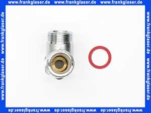 Doppelschlauchanschluß T-Stück 2x3/4 AG 1x3/4 Überw.
