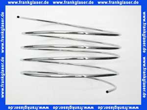 Kupferrohr verchromt Ringform 10mm Rolle 5 Meter