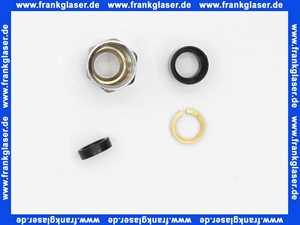 Quetschverschraubung 3/8 -10mm mit Längenausgleich verchromt