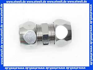 Doppel Quetschverschraubung Kupplung Schlösser D 3/8 - 8mm