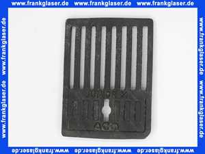 Junior M Deckelrost ACO Passavant Deckel Rost 187 x 137 mm Gusseisen asphaltiert Kl. L 15 für Bodeneinlauf 6020.00.20