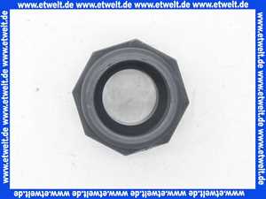 Doppelnippel Reduziert PVC G1 1/2 AGxG1 1/4 AG