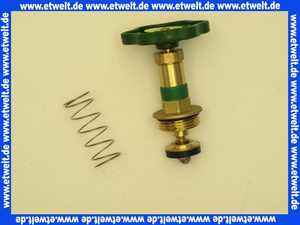 Oberteil mit Handrad 1 Zoll messing für KFR-Ventil mit nichtsteigender Spindel