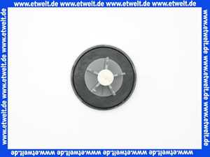 Excenterstopfen universal 11/4 Zoll mit 64mm Durchmesser Abdeckplatte verchromt mit schwarzer Dichtung