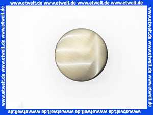 Excenterstopfen universal 11/4 Zoll mit 64mm Durchmesser Abdeckplatte bronciert