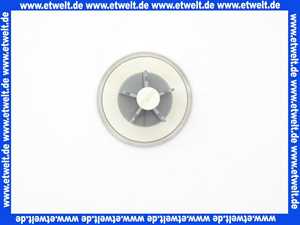 Excenterstopfen universal 11/4 Zoll mit 64mm Durchmesser Abdeckplatte edelmatt