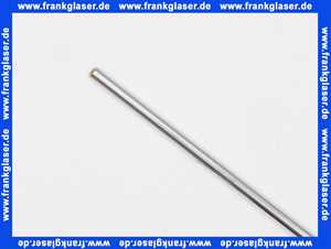 Zugstange Baulänge 400 mm Messing verchromt für waagerechten Einbau mit Kugel für Excentergarnituren für Waschtisch und Bidetarmaturen