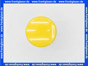 Exenterstopfen 40mm Platte gelb (RAL1004) Standard für Waschtisch und Bidetarmaturen