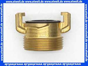 33204-E Gewindestück Messing R 1 1/4 Zoll mit Außengewinde