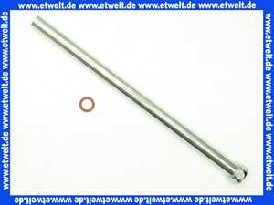 Stiebel Eltron 006624 Rohr 16x300R1/2 Ms verchromt m.Ue-Mut