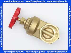 Sulzer Absperrschieber aus MS 2 x Innengewinde G 1 1/2 14040006