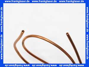 Zuendgasleitung Zündgasrohr Cu 6mm 1.0 Meter lang