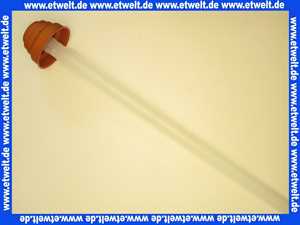 Vaillant Abgashaube, rot m. Abgasrohr DN 60 PP 0020070983