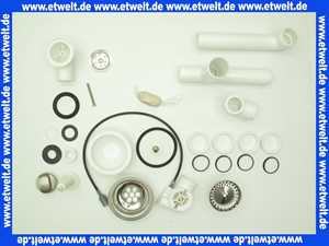 82150061 Villeroy & Boch Ablaufgarnitur Excentergarnitur mit Drehbetätigung komplett für Spülbecken