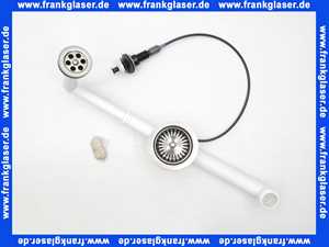 82521000 Vileroy und Boch Ab/Ueberlaufgarnitur mit Excenterbedienung für Spülbecken