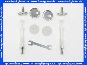 8809S1 Villeroy & Boch WC-Sitz Serie Hommage mit Quickrelease und Softclose Scharniere verchromt R1 Weiss