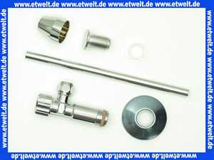 92088861 Villeroy & Boch Umrüstsatz bestehend aus: Eckventil, Kupferrohr, Blindstopfen