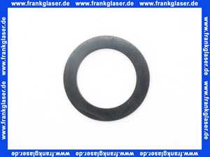 Dichtungsring 38x27x2 mm, Gummi, EPDM für Trinkwasser zertifiziert nach KTW-BWGL, EN 681-1, 70°Sh.A, o.Einlage, schwarz